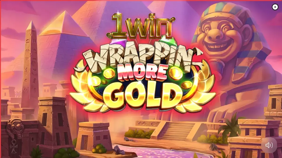 Múmia simpática em um cenário de deserto ensolarado no slot Wrappin’ More Gold